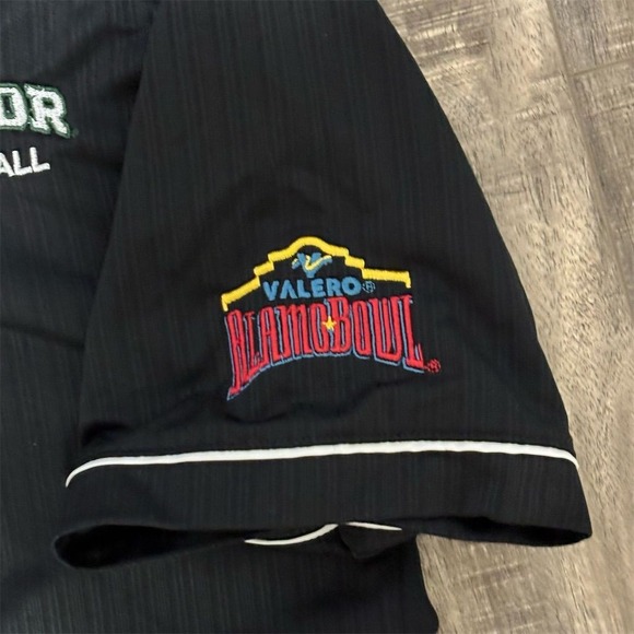 Nike Men's Baylor Football Polo Shirt Black Size M Alamo Bowl Edition - Picture 5 of 5